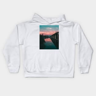 River Sunset Kids Hoodie